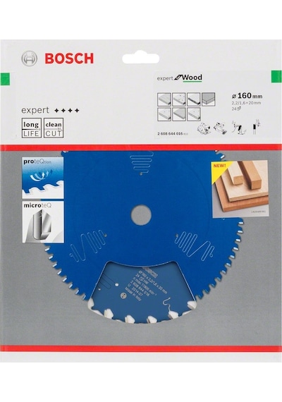Bosch Expert For Wood 160 x 20 MM 24 Diş Daire Testere Bıçağı - 2608644016