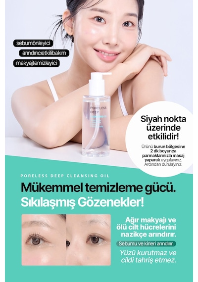 Maxclınıc Gözenek ve Siyah Nokta İçin Yüz Temizleme Yağı Maxclinic Poreless Deep Cleansing Oil 200ml