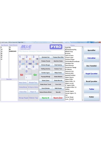 Pyro Pos Elektronik Adisyon Lite Restoran Yazılımı Programı (317615502)