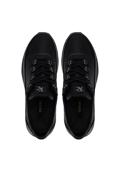 Tamer Tanca Kadın Hakiki Deri Siyah Sneakers & Spor Ayakkabı 298 3220 Bn Ayk Y26 Syh/antrasıt Bsk