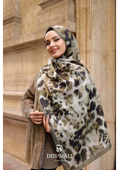 Mimiyum Sarmaşık Leopar Şal Haki