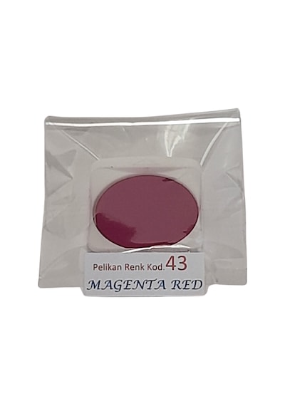 Pelikan Suluboya Tableti Tekli Maganta Red-eflatun Kırmızı