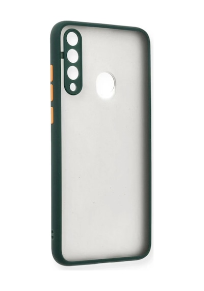Huawei Y6p Uyumlu Kılıf Montreal Silikon Kapak - Yeşil