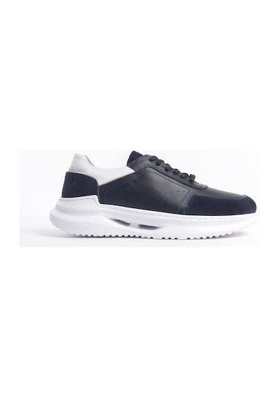 Mubiano Hakiki Deri Mbkry028-lcv Erkek Lacivert Sneaker & Spor Ayakkabı Lacivert