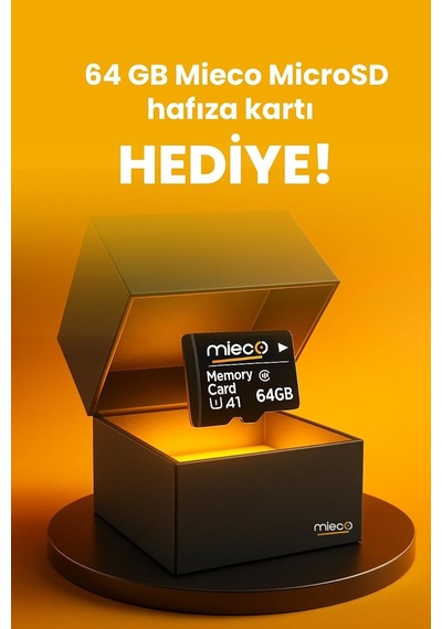 A7 4k Uhd/wifi/adas / 150 Ultra Geniş Açı/gece Görüşü/ön + Arka Araç Kamerası 2025 + Hafıza Kartı Hediyeli