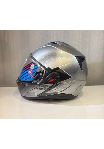 Kask Shark Oxo Speed-tech Çene Açılır Gümüş Siyah/gümüş