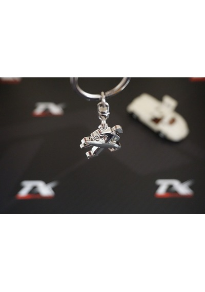 Peugeot Uyumlu Lion Aslan Logo Krom Metal Stil Anahtarlık