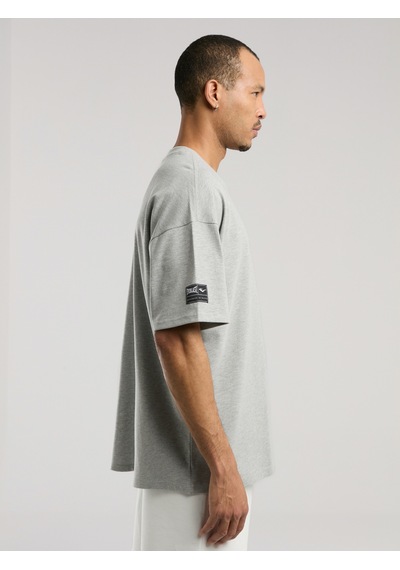 Everlast Ever Essentials Oversize Gri Melanj Erkek Tişört Gri Melanj