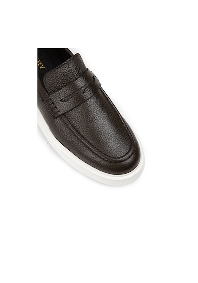 Deery Hakiki Deri Haki Erkek Loafer Ayakkabı - 01964mhake01 Haki