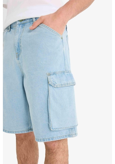 Defacto %100 Pamuk Kargo Fit Jean Bermuda Şort E1381ax25smnm39 Mavi Defacto %100 Pamuk Kargo Fit Jean Bermuda Şort E1381ax25smnm39 Mavi