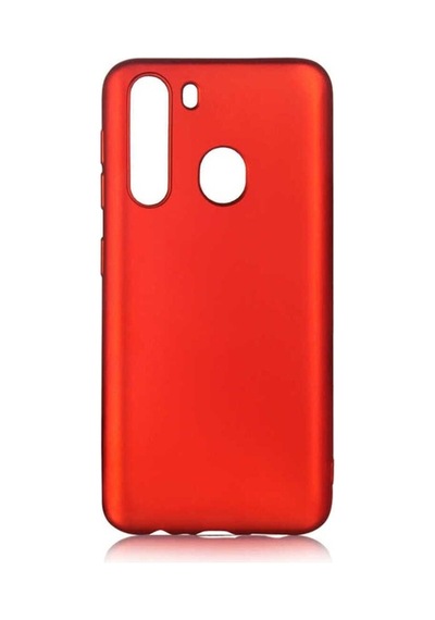 Samsung Uyumlu Galaxy A21 Kılıf Zore Premier Silikon Kapak Kırmızı