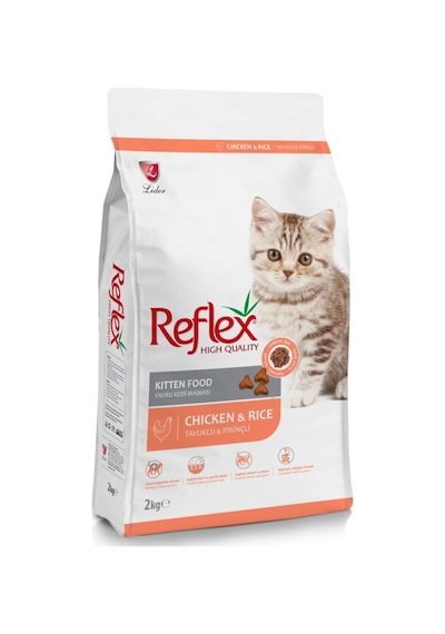 Reflex Kitten Tavuklu Pirinçli Yavru Kedi Maması 3 x 2 KG
