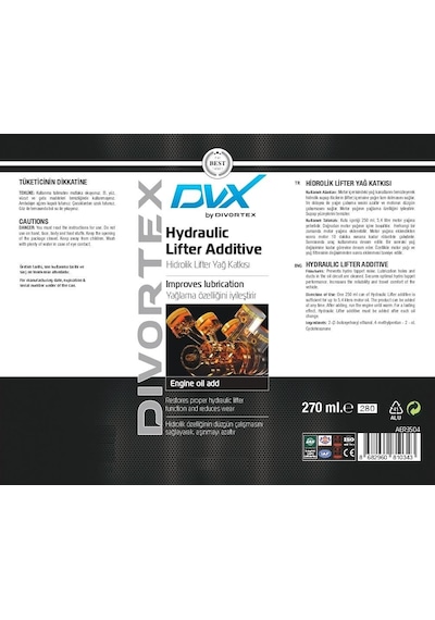 Dvx Hidrolik Lifter Yağ Katkısı 270 ML