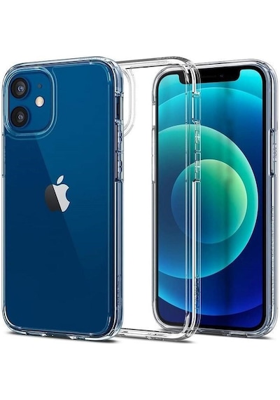 Logis Apple Uyumlu iPhone 12 6.1" Şeffaf Kılıf Silikon Koruma