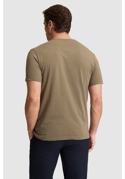 U.S. Polo Assn. U.s. Polo Assn. Erkek Haki Tişört Basic 50322518-vr027