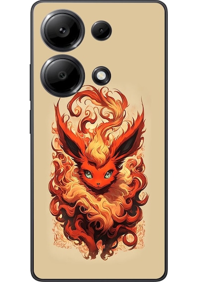 Xiaomi Redmi Note 13 Pro Uyumlu Şeffaf Kılıf Pokemon 6 Tasarımlı