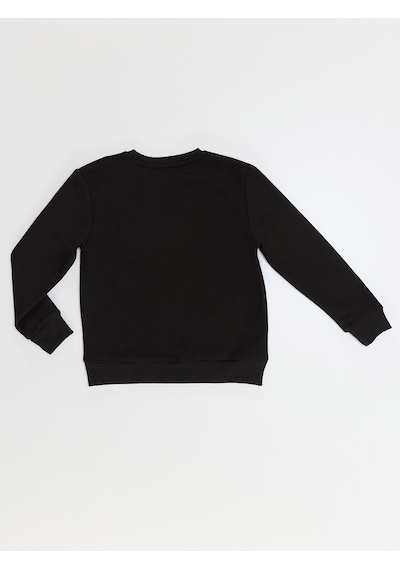 Uğurböceği Kız Çocuk Siyah Sweatshirt