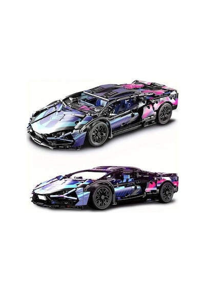 1280 Parça Cyberpunk Mor Cool 1:14 Ölçekli Spor Araba Yapı Blokları Seti 3d Montaj Modeli Kiti, Gençler & Yetişkinler İçin Mükemmel Hediye 14+ Yaş 1280 Parça Cyberpunk Mor Cool 1:14 Ölçekli Spor Araba Yapı Blokları Seti 3d Montaj Modeli Kiti, Gençler & Yetişkinler İçin Mükemmel Hediye 14+ Yaş