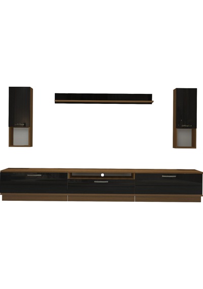 Decoraktiv Trendstyle 270da Mdf Tv Ünitesi Tv Sehpası Ceviz - Siyah