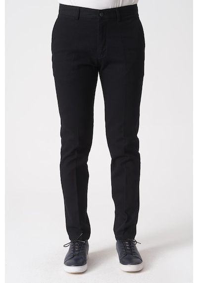 White Stone Rio De Janeiro P1034 Mars 4320 Pamuklu Slim Fit Chino Pantolo Siyah Siyah