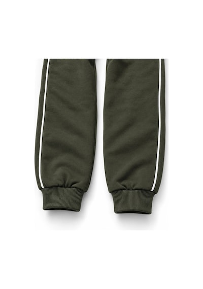 Rony Pony Kids Haki Kaplan Nakışlı 3 İplik Çocuk Eşofman Takımı Bisiklet Yaka Biyeli Sweatshirt Ve Jogger Alt Rony Pony Kids Haki Kaplan Nakışlı 3 İplik Çocuk Eşofman Takımı Bisiklet Yaka Biyeli Sweatshirt Ve Jogger Alt