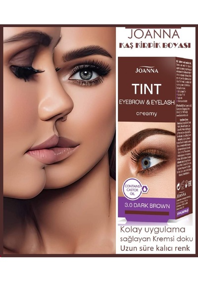Joanna Kaş ve Kirpik Boyası 3.0 Dark Brown 3'lü