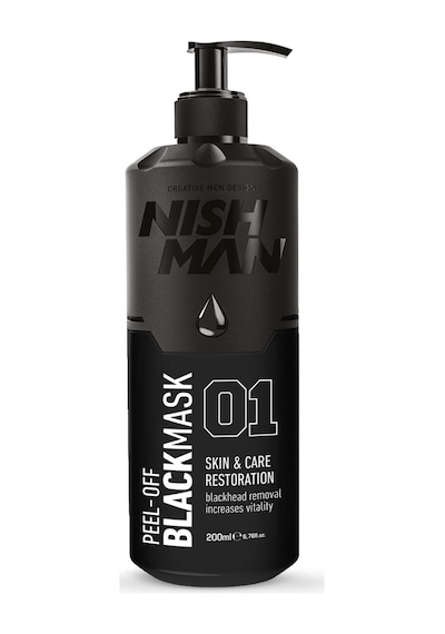 Nishman Soyulabilir Siyah Yüz Maskesi 200 ML