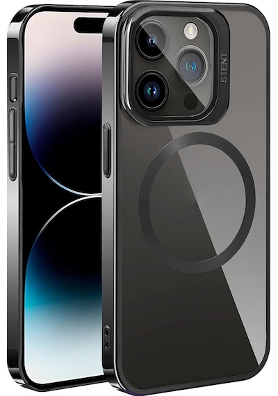 Apple Uyumlu  iPhone 15 Pro Max Kılıf M-safe Şarj Özellikli Standlı Zore Klon Kapak