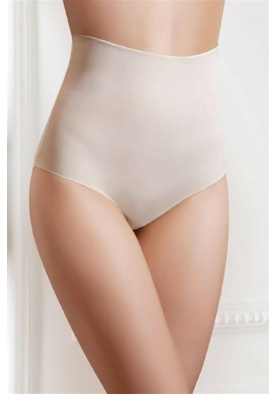 Moonlight Wo&gi 4005 Kadın Lazer Kesim Yüksek Bel Slip Korse-ten Ten Rengi