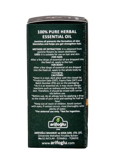 Yasemin Yağı 10ml%100 Saf Yağ Arlab Pure Jasmine Oil 10ml Diğer