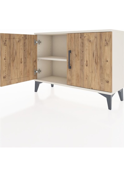 Arges Şifonyer Tek Raflı 2 Kapaklı 88x30x64 Aytaşı-çam Aytası
