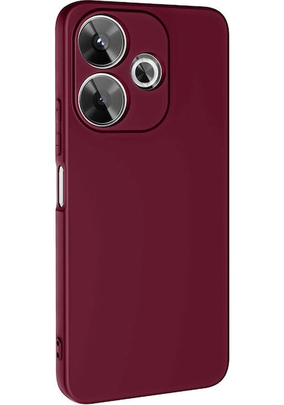 Noktaks - Xiaomi Redmi 13 4g Uyumlu - Kılıf İçi Kadife Koruyucu Mara Lansman Kapak - Kırmızı