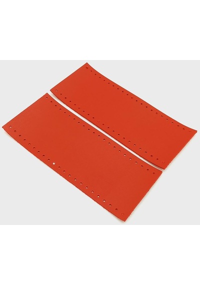 Angel Çanta Aksesuar Suni Deri Tutma Sapı Kırmızı Simit Sap 17x7.5 Cm
