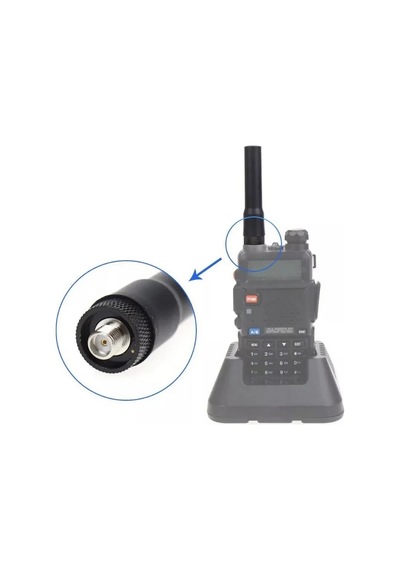 Sf20 7cm Dual Band Sma Dişi Telsiz Anteni Vhf/uhf Esnek Katlanabilir Kısa Anten
