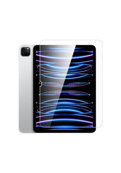 Nettech Apple Uyumlu iPad  Pro 11 2024 Ön Koruma Cam Ekran Koruyucu - Şeffaf