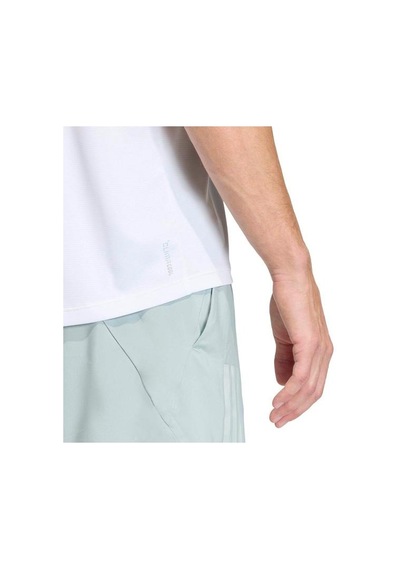 Adidas Running Essentials Erkek Beyaz Yuvarlak Yaka Atlet