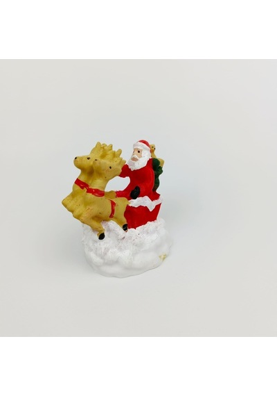 Kızaklı Noel Baba - Teraryum Malzemesi