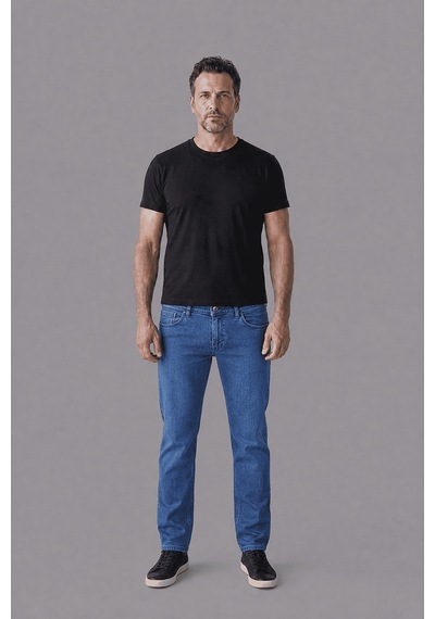 Bisse Pamuk Denim Cepli Indigo Pamuklu Pantolon Jean Pnj25y25100 D66 İndigo