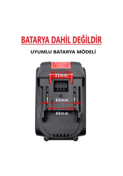 Şarjlı Dal Budama Testeresi Mavi Assur Bataryasız Solo Gövde