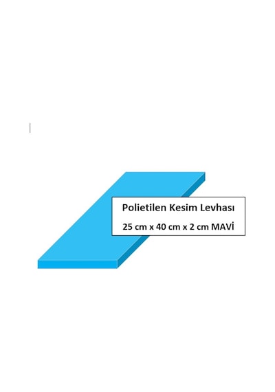 40X60X4 Polietilen Kesim Levhası Kırmızı