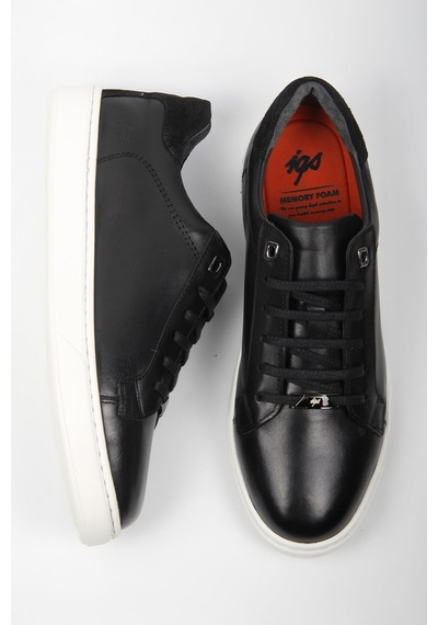 İgs Erkek Siyah Sneaker Günlük Şık Rahat Taban Ayakkabı-16280