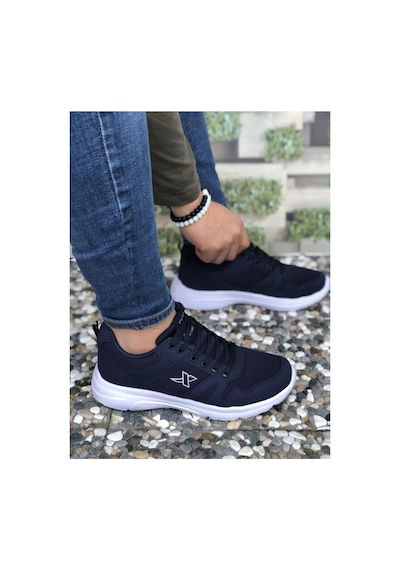 Xstep Unisex Lacivert Spor Ayakkabı Lacivert Beyaz