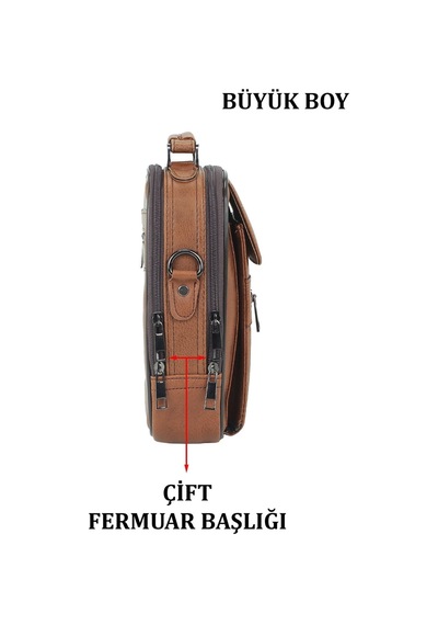 Case Club Kasalı Erkek El Ve Omuz Çantası Siyah Büyük Boy