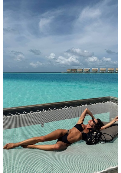 Askılı Yasmin Bikini - Siyah