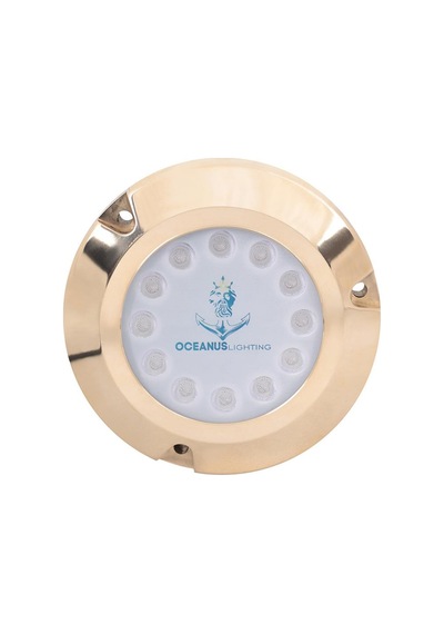 Oceanus Ocl-1245 Bronz Su Altı Aydınlatma Lambası Mavi Işık Bronz - Mavi