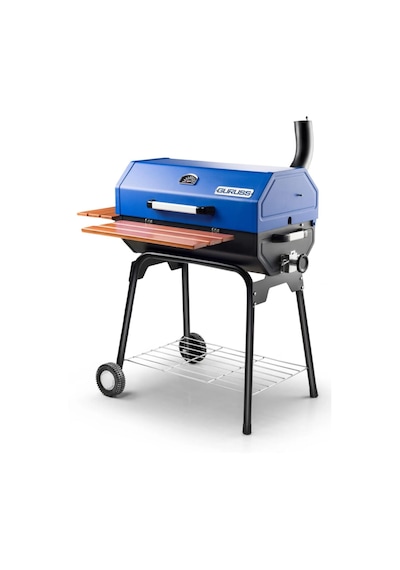 Rehome Guruss Cg-075 Barbekü Mangal Kömürlü 75 Cm Gece Mavisi Tam Set