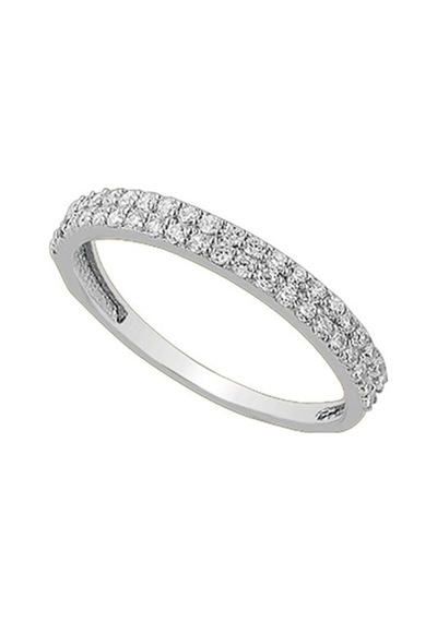 Kadın Gümüş Set - Lida Zirconia Taşlı Su Yolu Set • Işıklı Kutuda • Düğün • Nişan • Gelin Seti