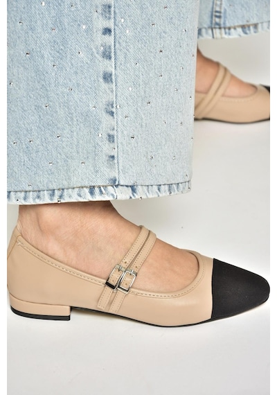 Fox Shoes U725512109 Ten Kadın Babet Ten-suni Deri Ten Rengi
