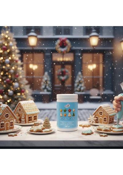 Royal Icing 200 Gr Mavi Kurabiye, Pasta Ve Şeker Hamuru Dekoru