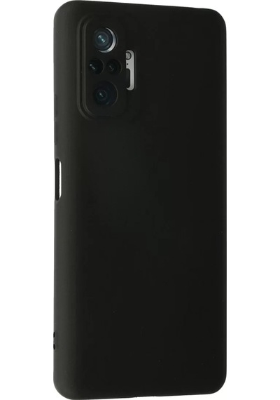 Newface Xiaomi Redmi Note 10 Pro Kılıf Nano İçi Kadife Silikon - Siyah